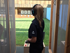 Cpl Savannah Foster Training 25m Sport Pistol .22