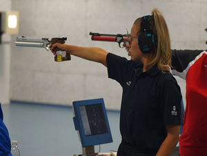 Cpl Savannah Foster – ISAS Dortmund 2017 - Photograph Courtesy of Westfälischer Schützenbund 1861 Website